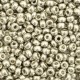 Miyuki seed beads 8/0 - Duracoat galvanized light pewter silver 8-4221